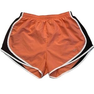 NIKE Dri-Fit Brief Lined Orange Running Shorts